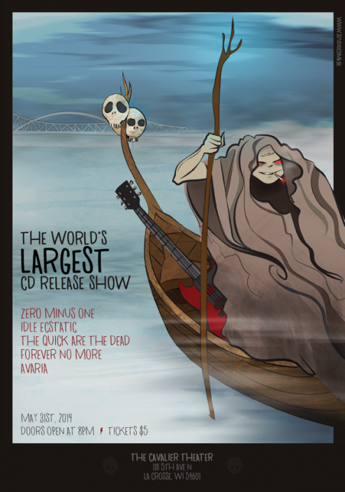 The World’s Largest CD Release Party Handbill